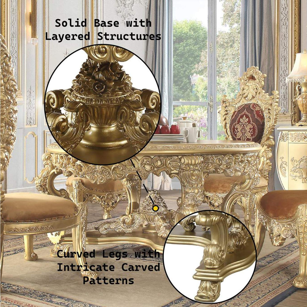 DN01469 Bernadette Round Dining Table