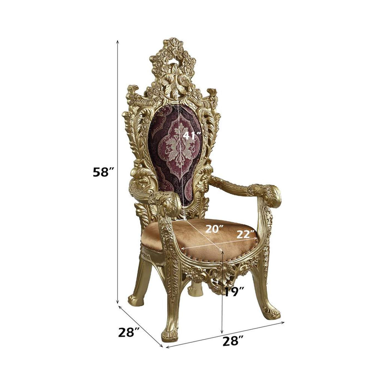 DN01472 Bernadette Arm Chair - Set of 2