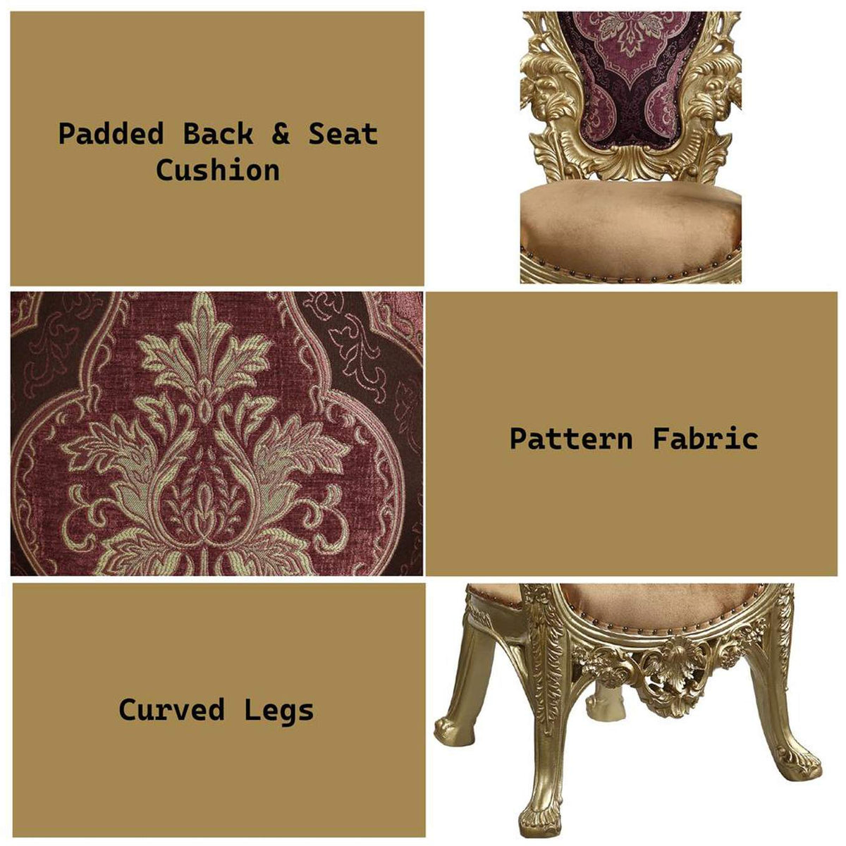 DN01472 Bernadette Arm Chair - Set of 2