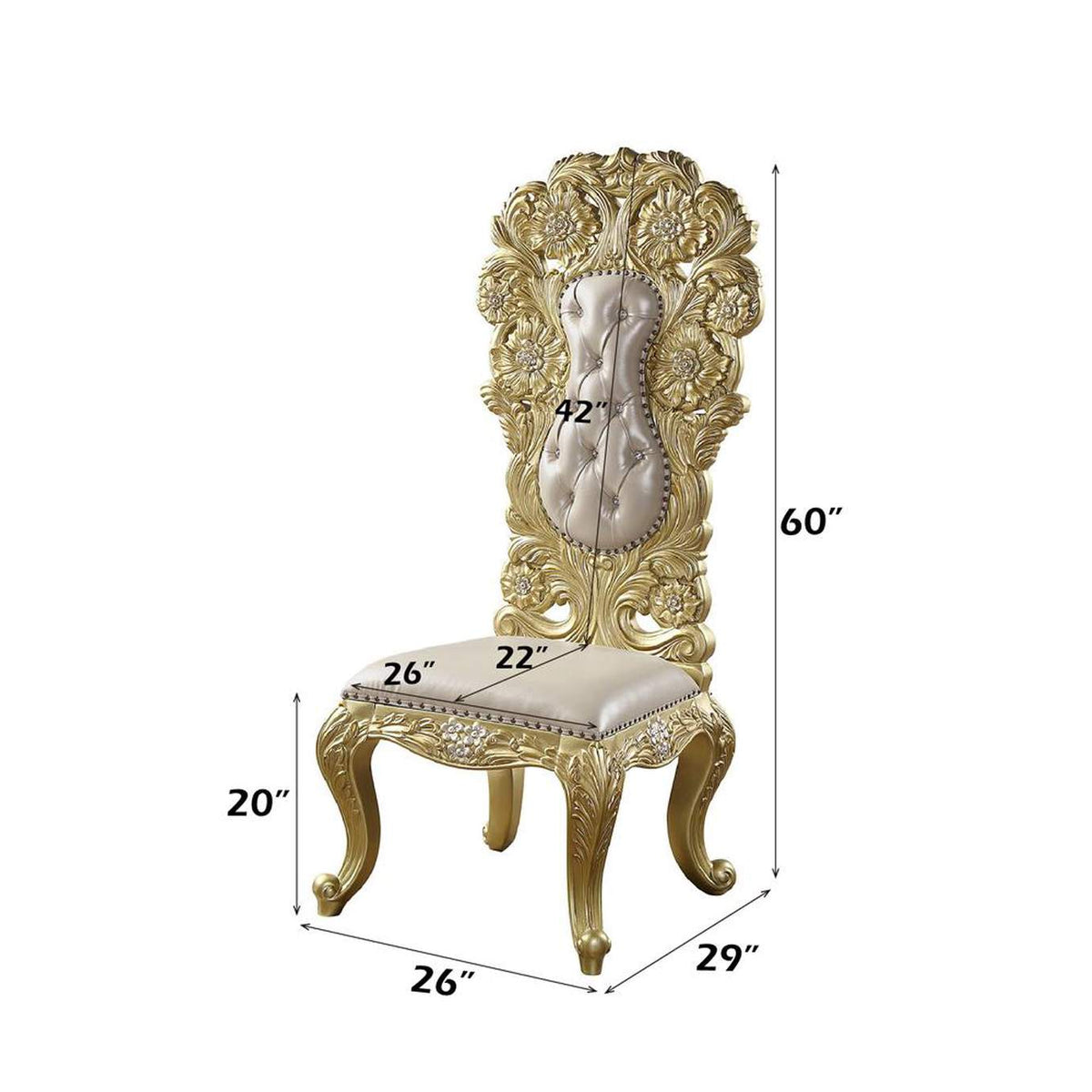 DN01483 Cabriole Side Chair - Set of 2