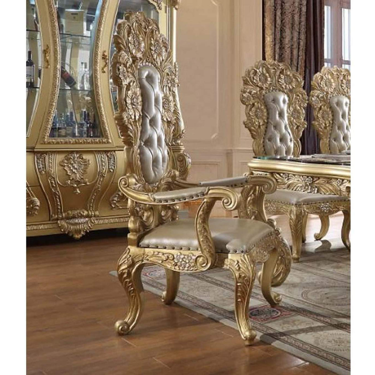 DN01484 Cabriole Arm Chair - Set of 2