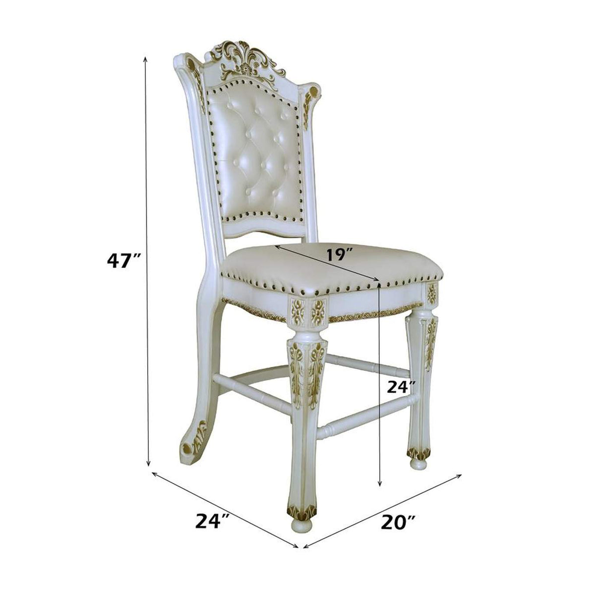 DN01516 Vendome Counter Height Chair - Set of 2