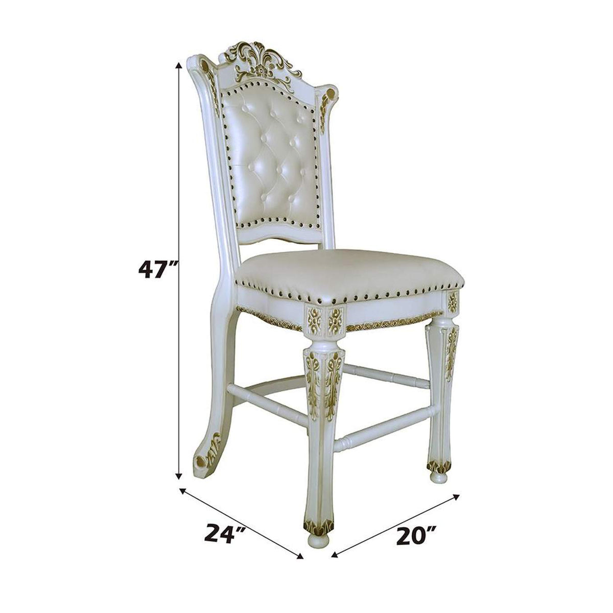 DN01516 Vendome Counter Height Chair - Set of 2