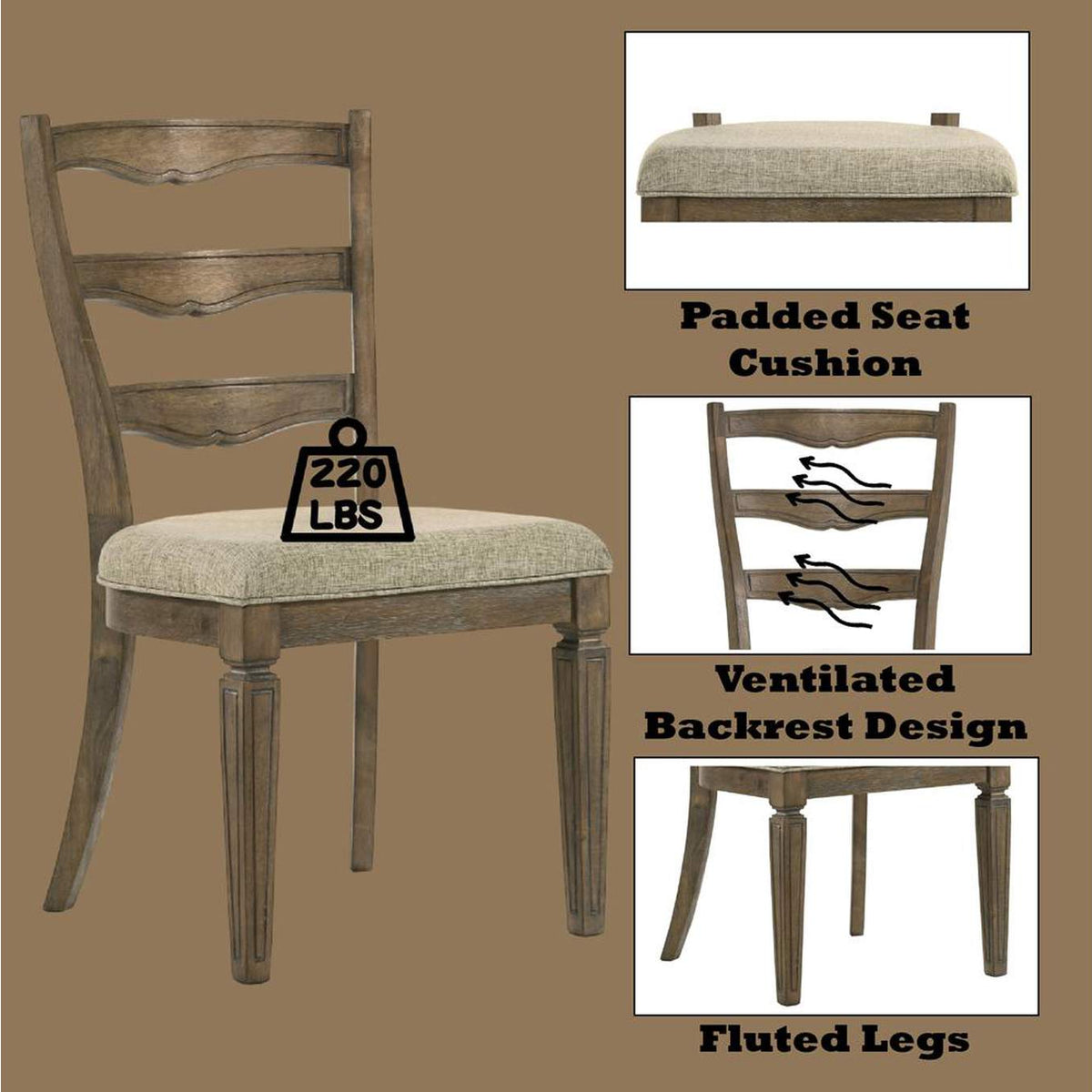 DN01808 Parfield Side Chair - Set of 2