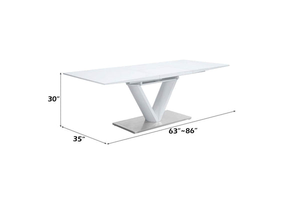 DN01947 Gallegos Dining Table with Leaf