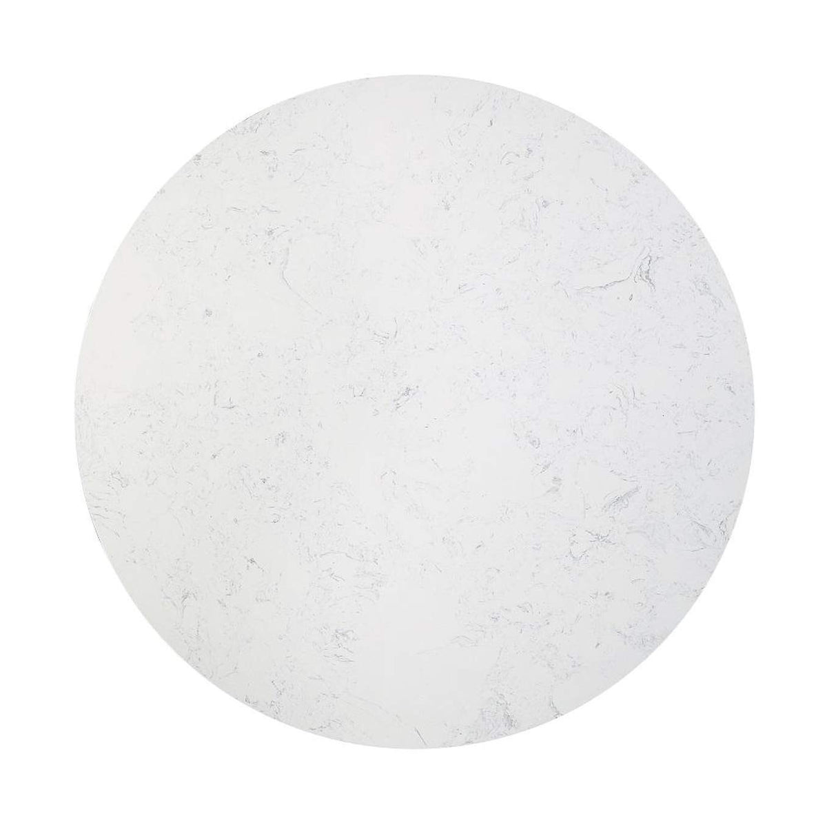 DN02141 Jaramillo Round Dining Table with Engineered Marble Top