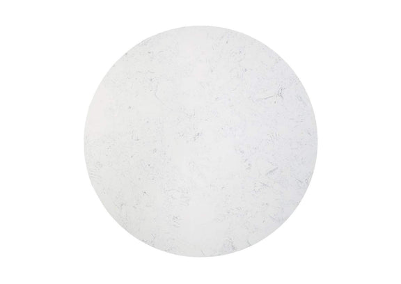 DN02141 Jaramillo Round Dining Table with Engineered Marble Top