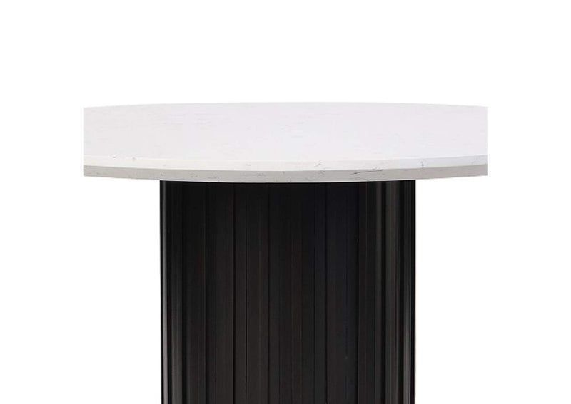 DN02141 Jaramillo Round Dining Table with Engineered Marble Top