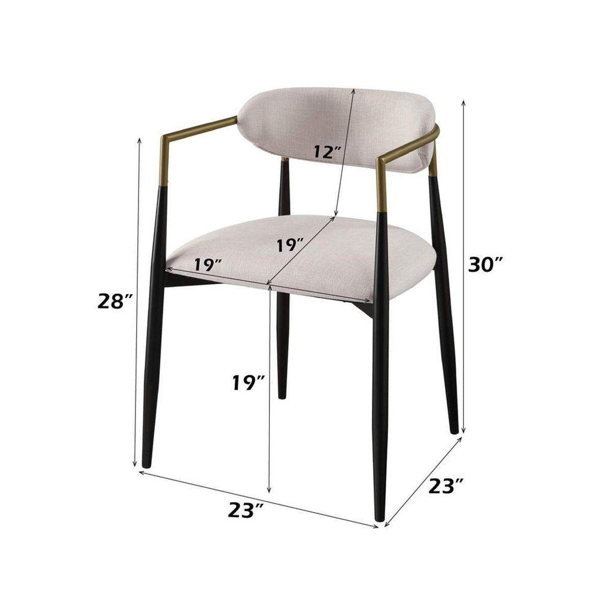 DN02142 Jaramillo Arm Chair - Set of 2