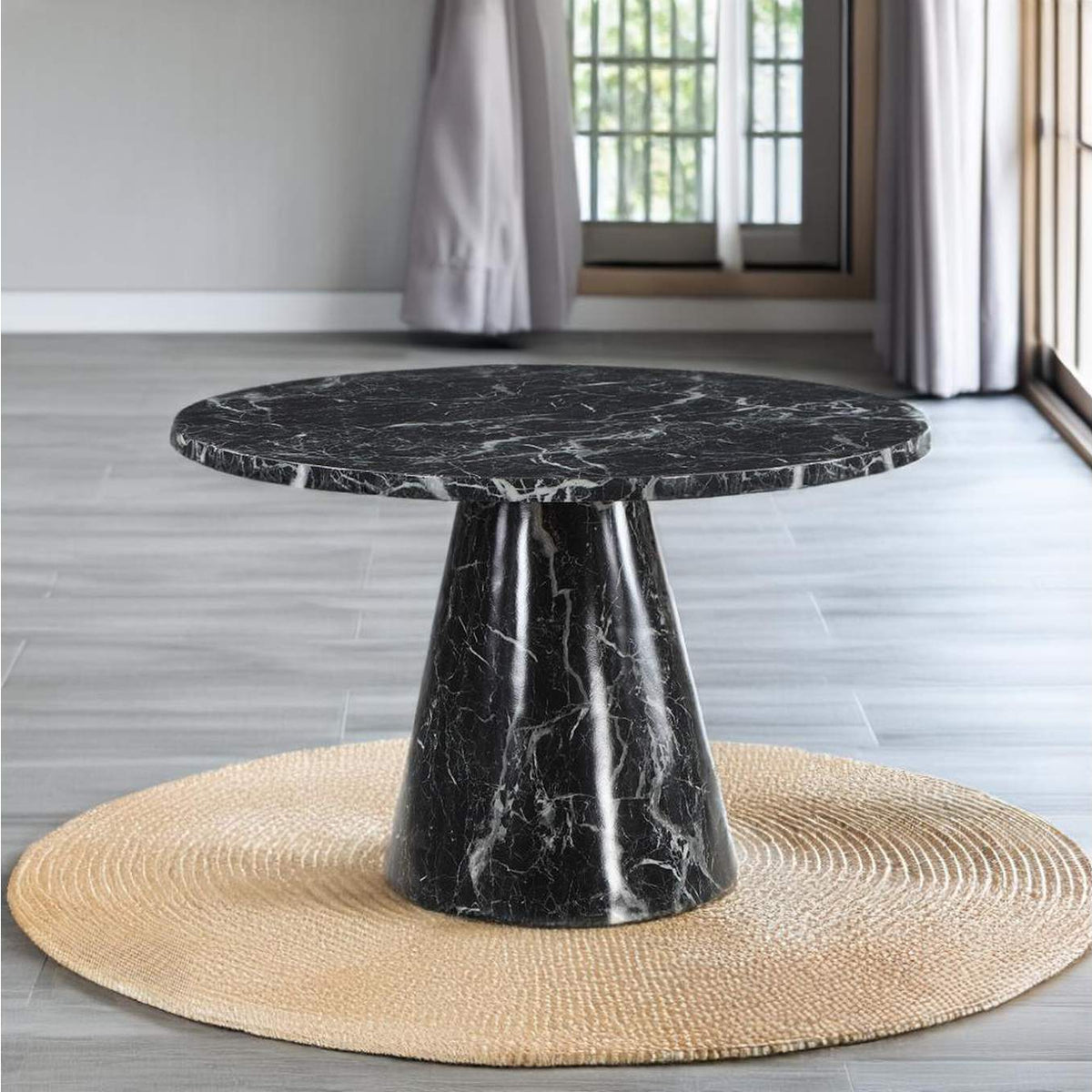 DN02155 Hollis Dining Table with Engineered Stone Top