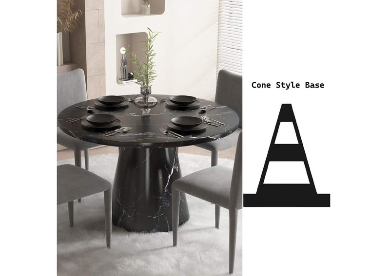 DN02155 Hollis Dining Table with Engineered Stone Top