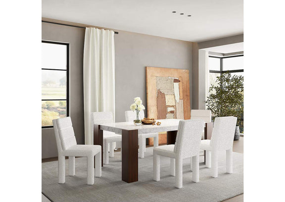 DN02157 Hettie Dining Table with Engineeed Stone Top