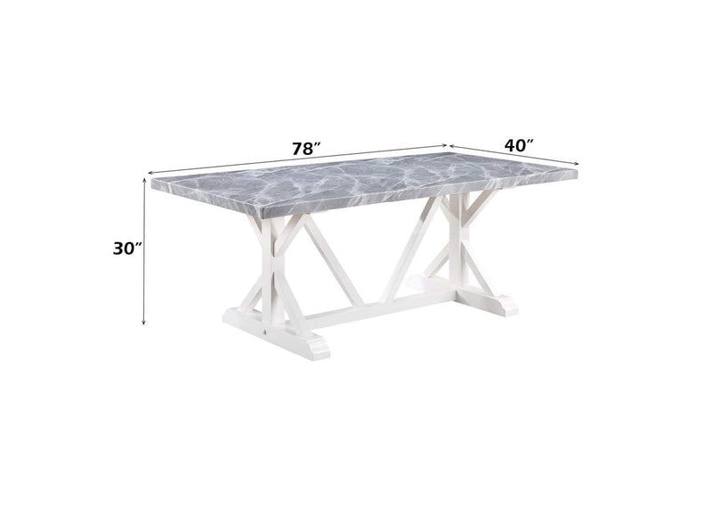 DN02159 Hollyn Dining Table with Engineered Stone Top