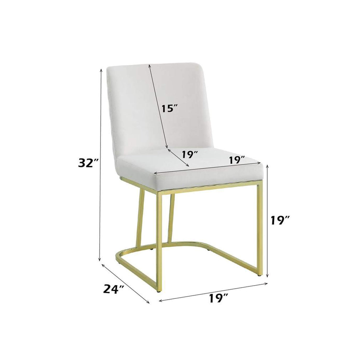 DN02232 Zazie Side Chair - Set of 2