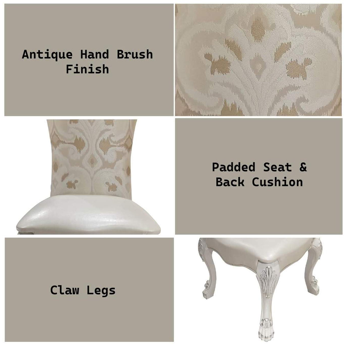 DN02242 Dresden Side Chair - Set of 2