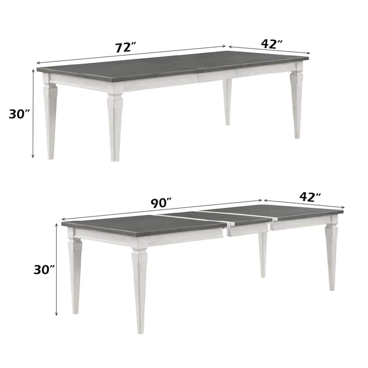 DN02273 Katia Dining Table with Leaf