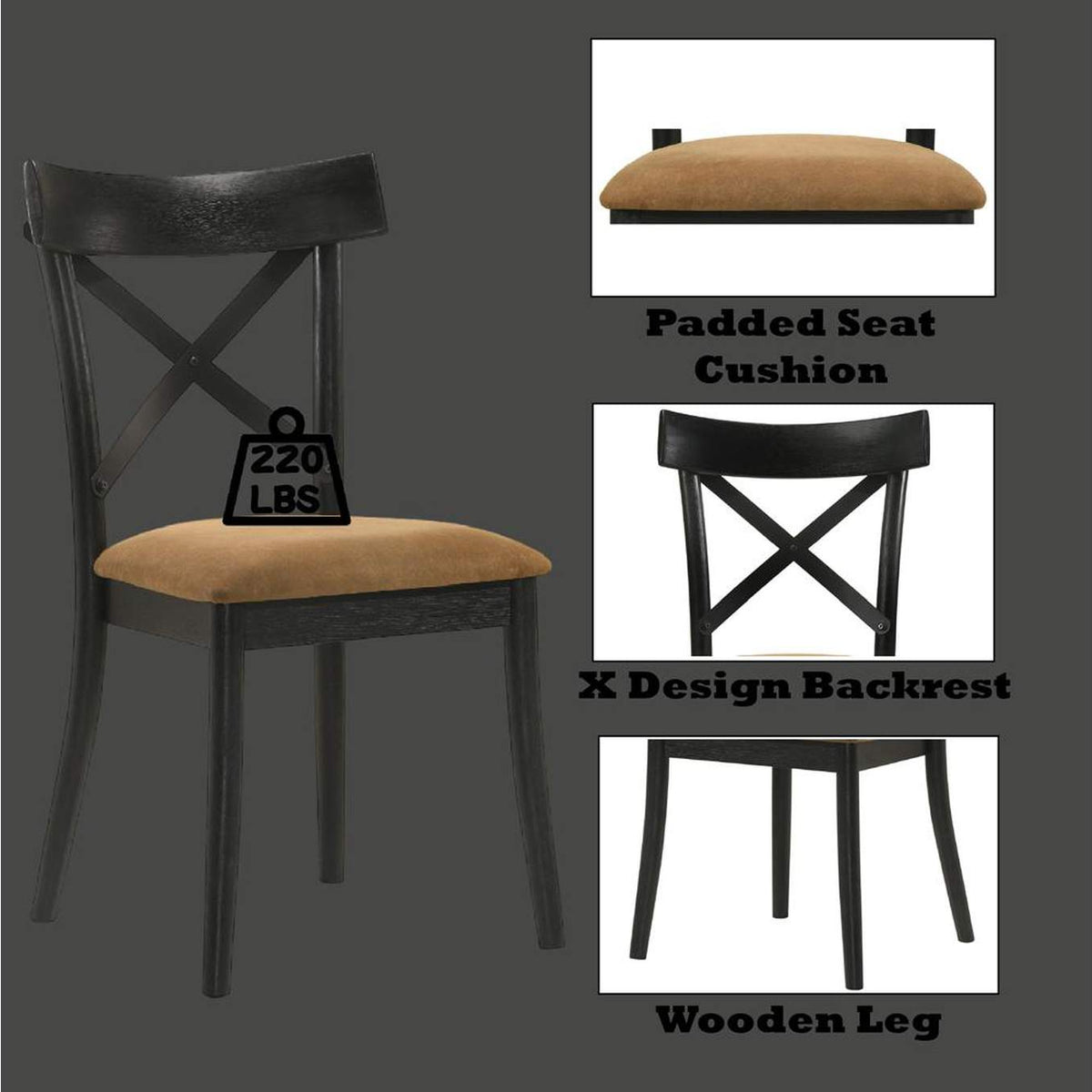 DN02306 Hillary Side Chair - Set of 2
