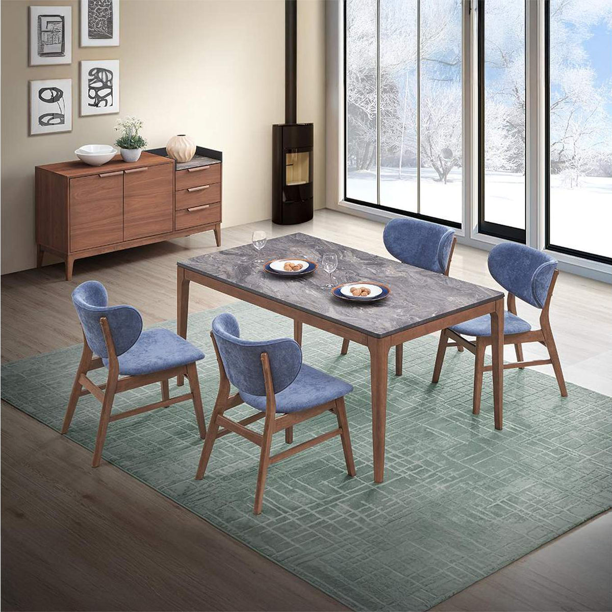 DN02313 Bevis Side Chair - Set of 2