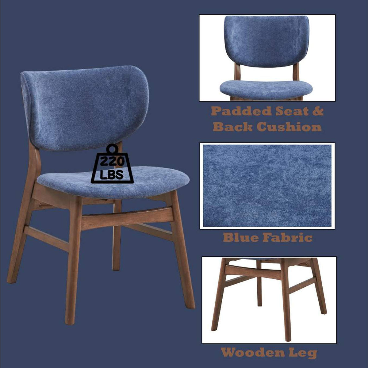 DN02313 Bevis Side Chair - Set of 2