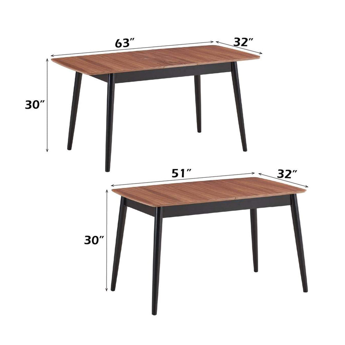 DN02364 Lanae Dining Table with Leaf