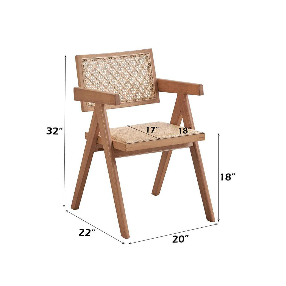 DN02373 Velentina Arm Chair - Set of 2