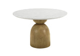 DN02390 Kala Round Dining Table with Marble Top