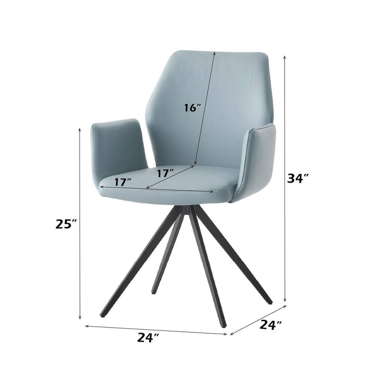 DN02403 Segismunda Arm Chair with Swivel