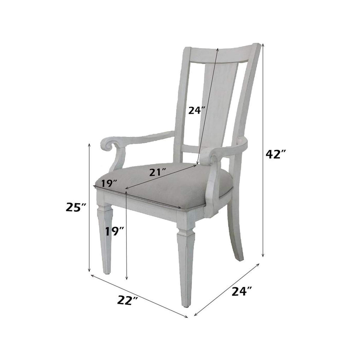 DN02488 Katia Arm Chair - Set of 2