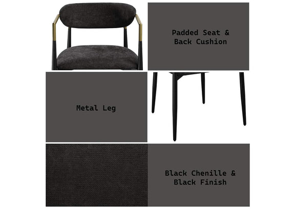 DN02696 Jaramillo Arm Chair - Set-2
