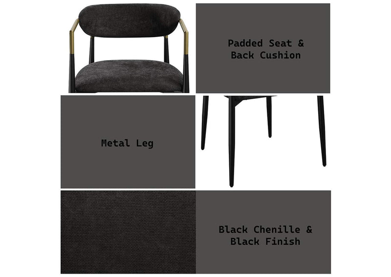 DN02696 Jaramillo Arm Chair - Set-2