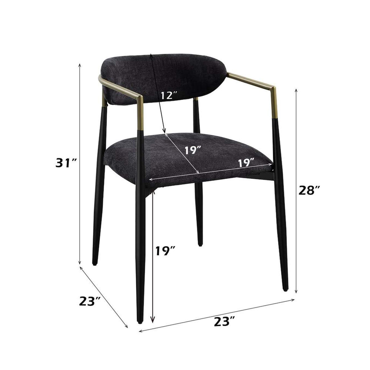 DN02696 Jaramillo Arm Chair - Set-2