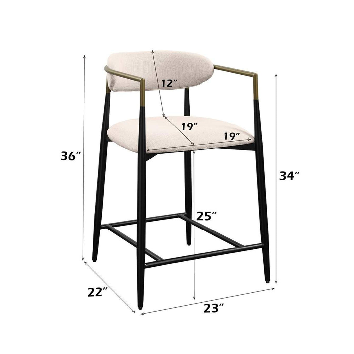 DN02717 Jaramillo Counter Height Chair