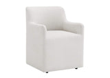 DN02806 Cafell Arm Chair with Swivel Casters