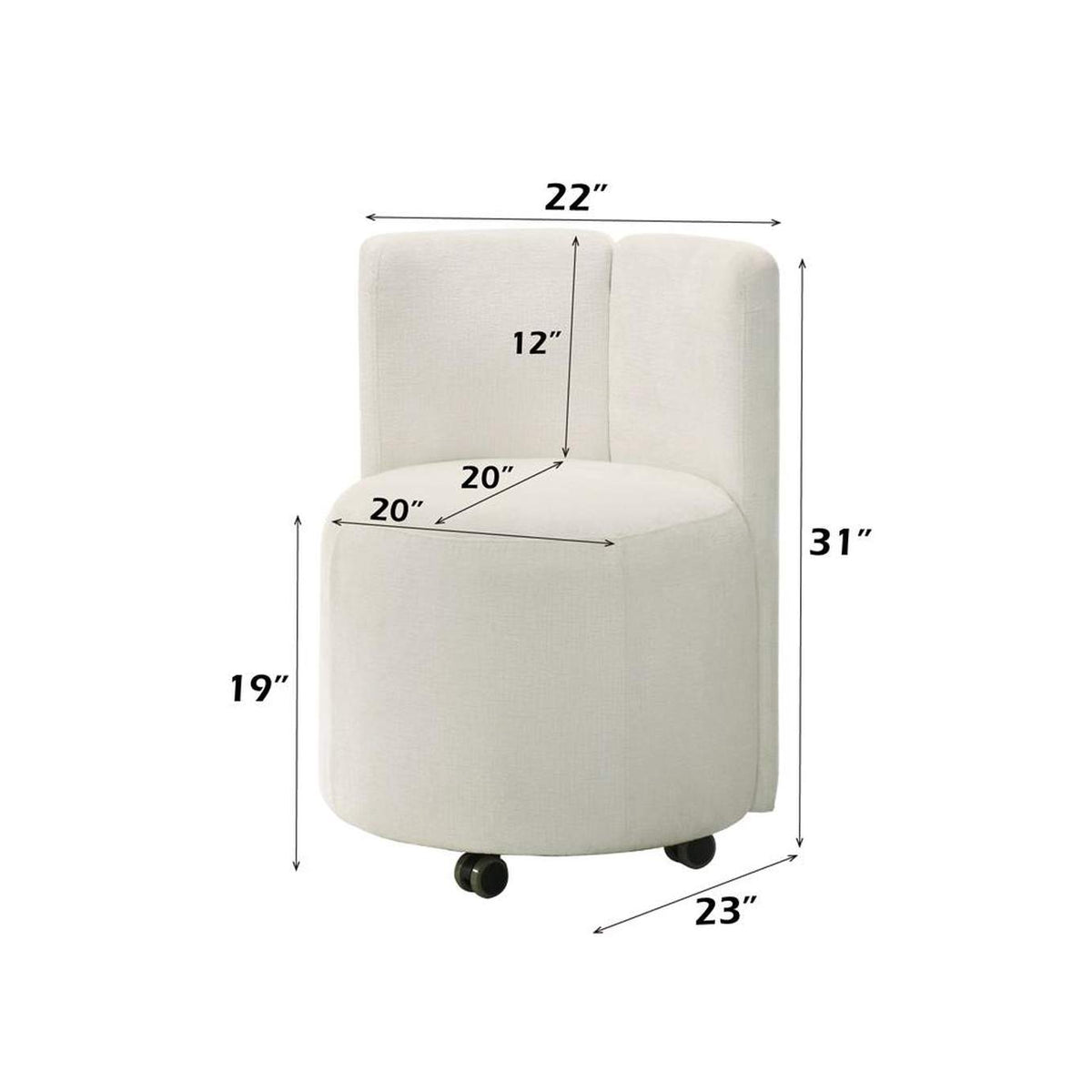 DN02866 Blayde Side Chair with Swivel - Set of 2