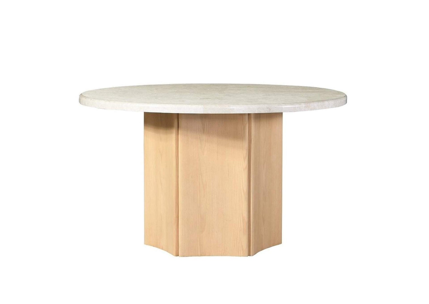 DN02875 Qwin Round Dining Table with Marble Top