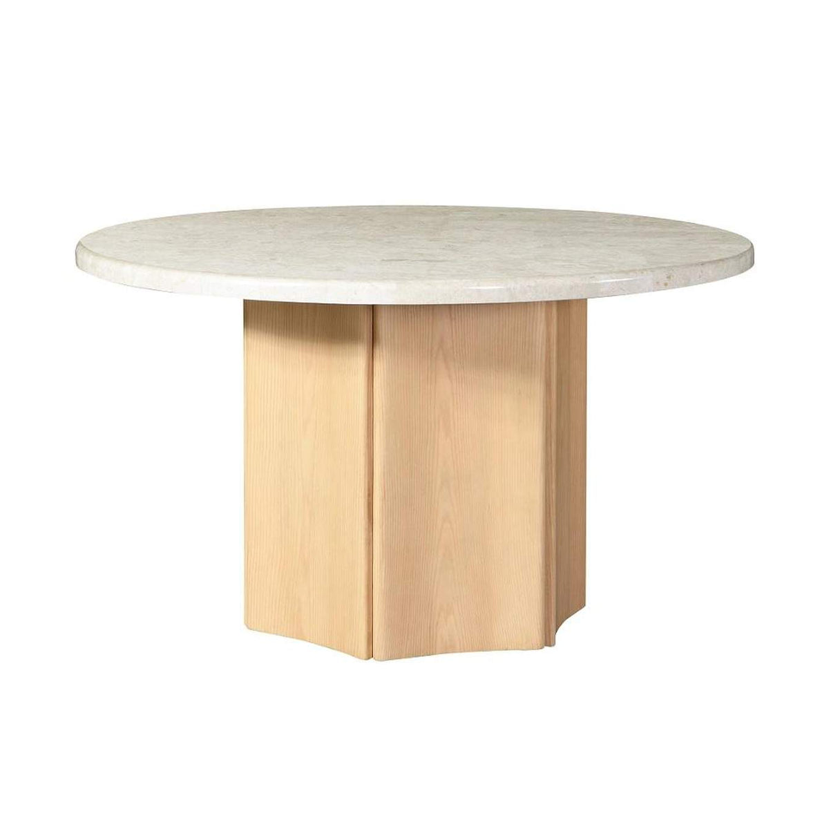 DN02875 Qwin Round Dining Table with Marble Top