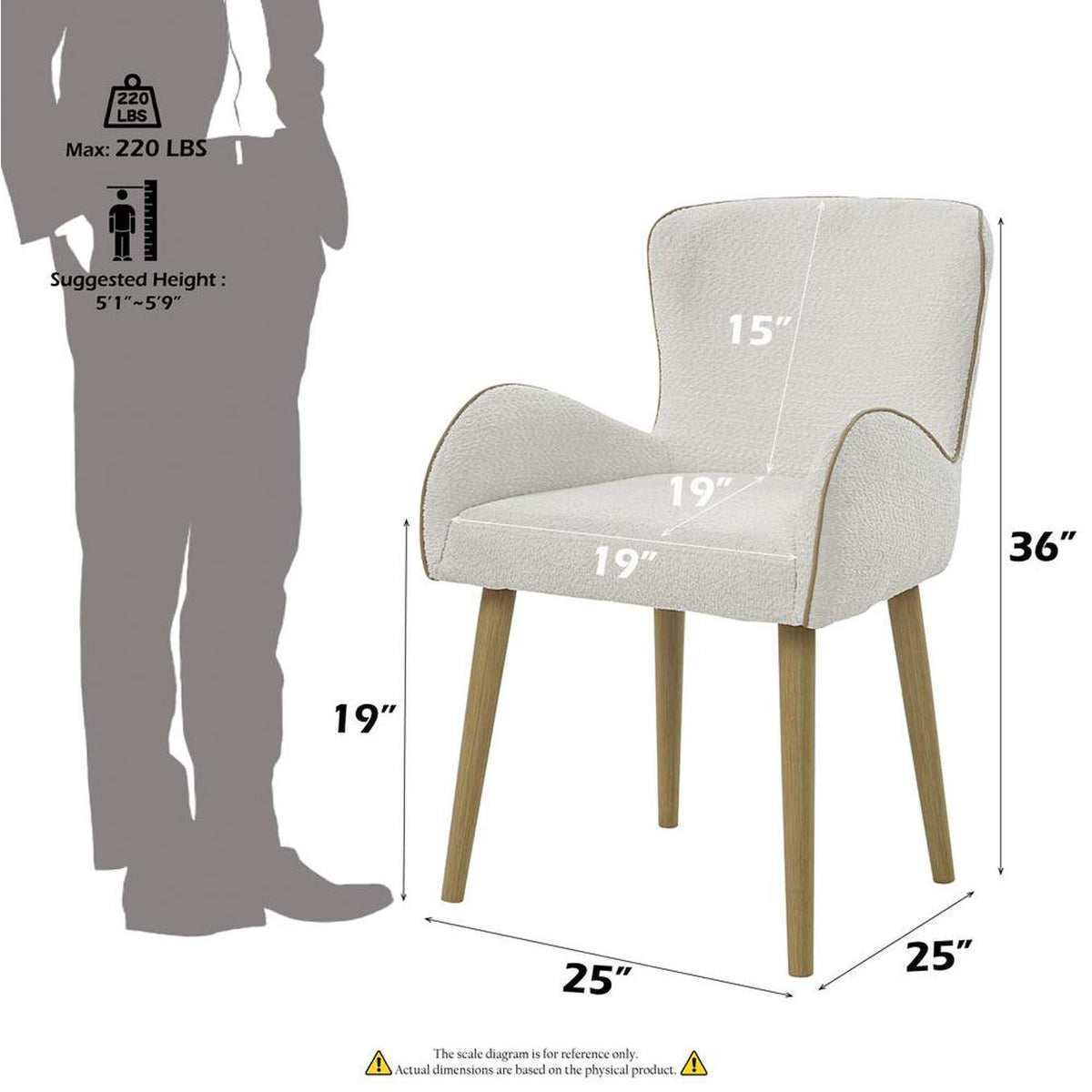 DN02876 Qwin Side Chair - Set-2