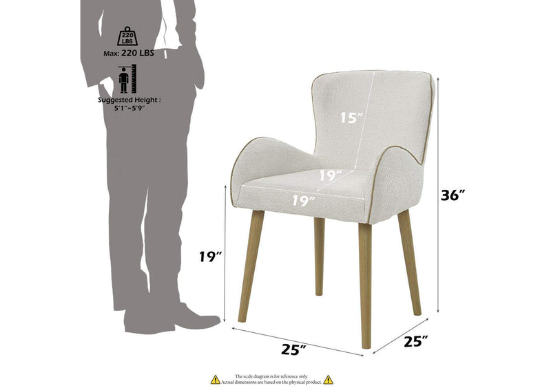 DN02876 Qwin Side Chair - Set-2