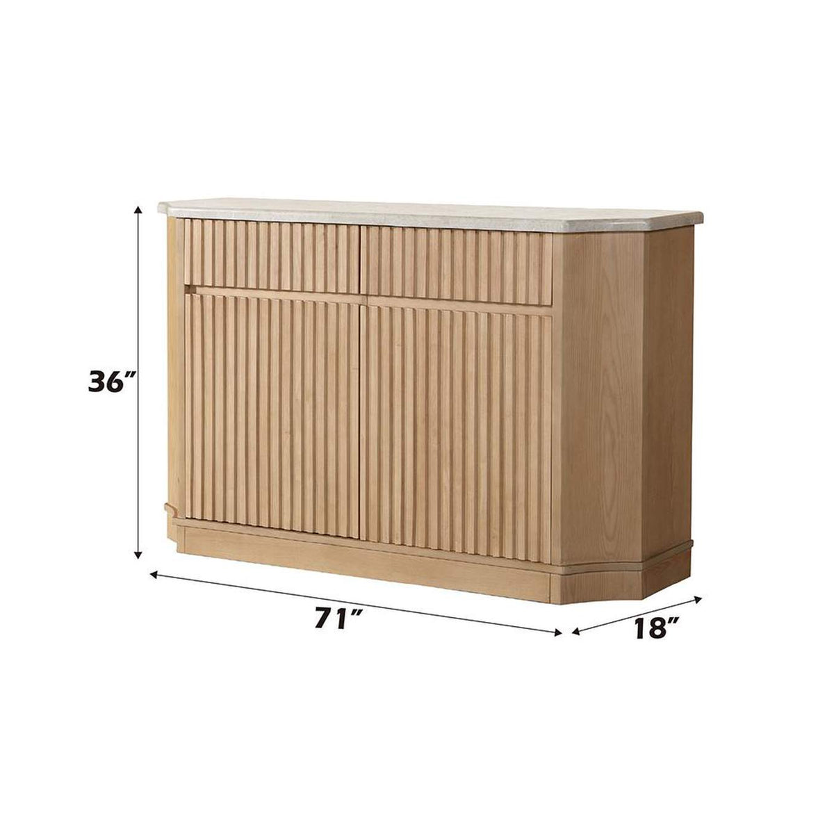 DN02878 Qwin Server with Marble Top