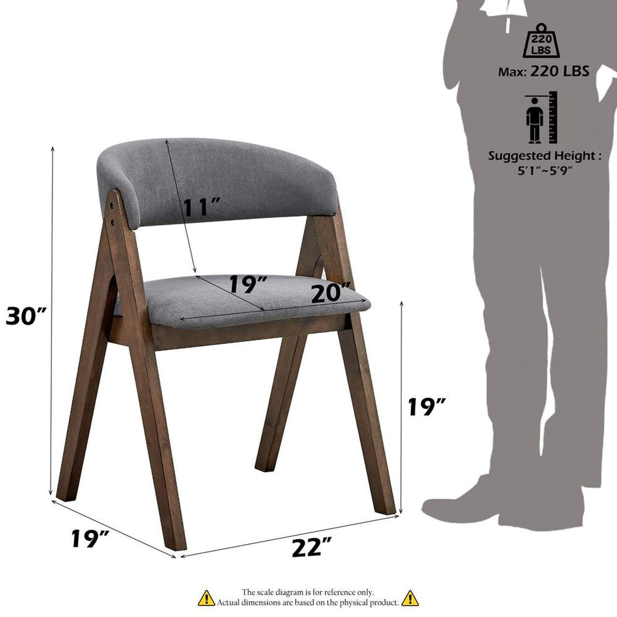 DN02916 Keiki Side Chair - Set-2