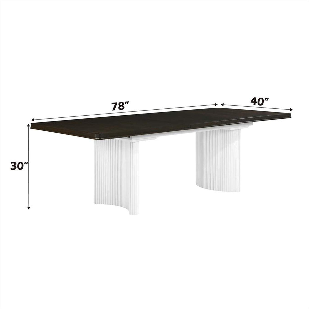 DN02955 Carena Dining Table with Leaf