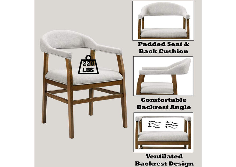 DN03096 Darcy Arm Chair - Set of 2