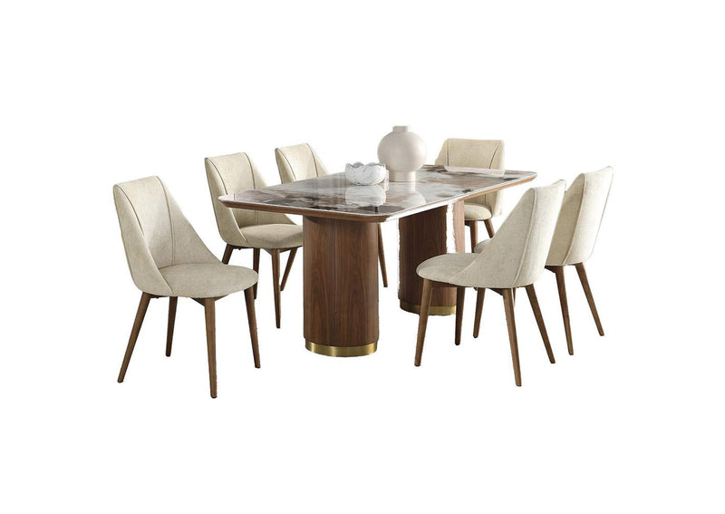 DN03145 Willene Dining Table with Ceramic Top