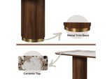 DN03145 Willene Dining Table with Ceramic Top