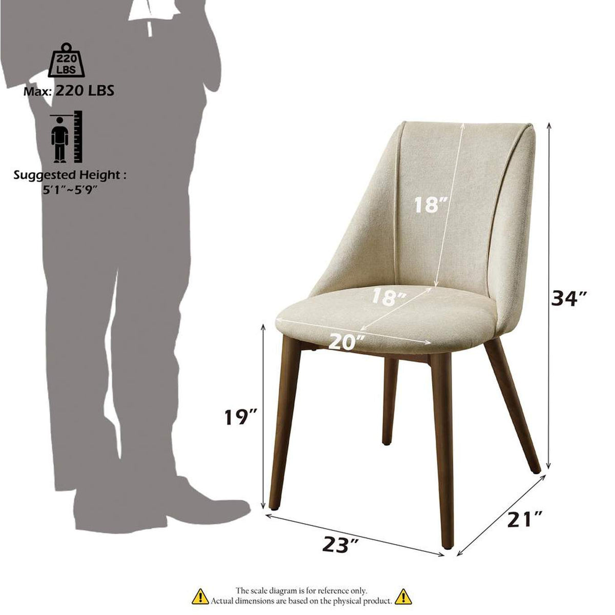 DN03146 Willene Side Chair - Set-2