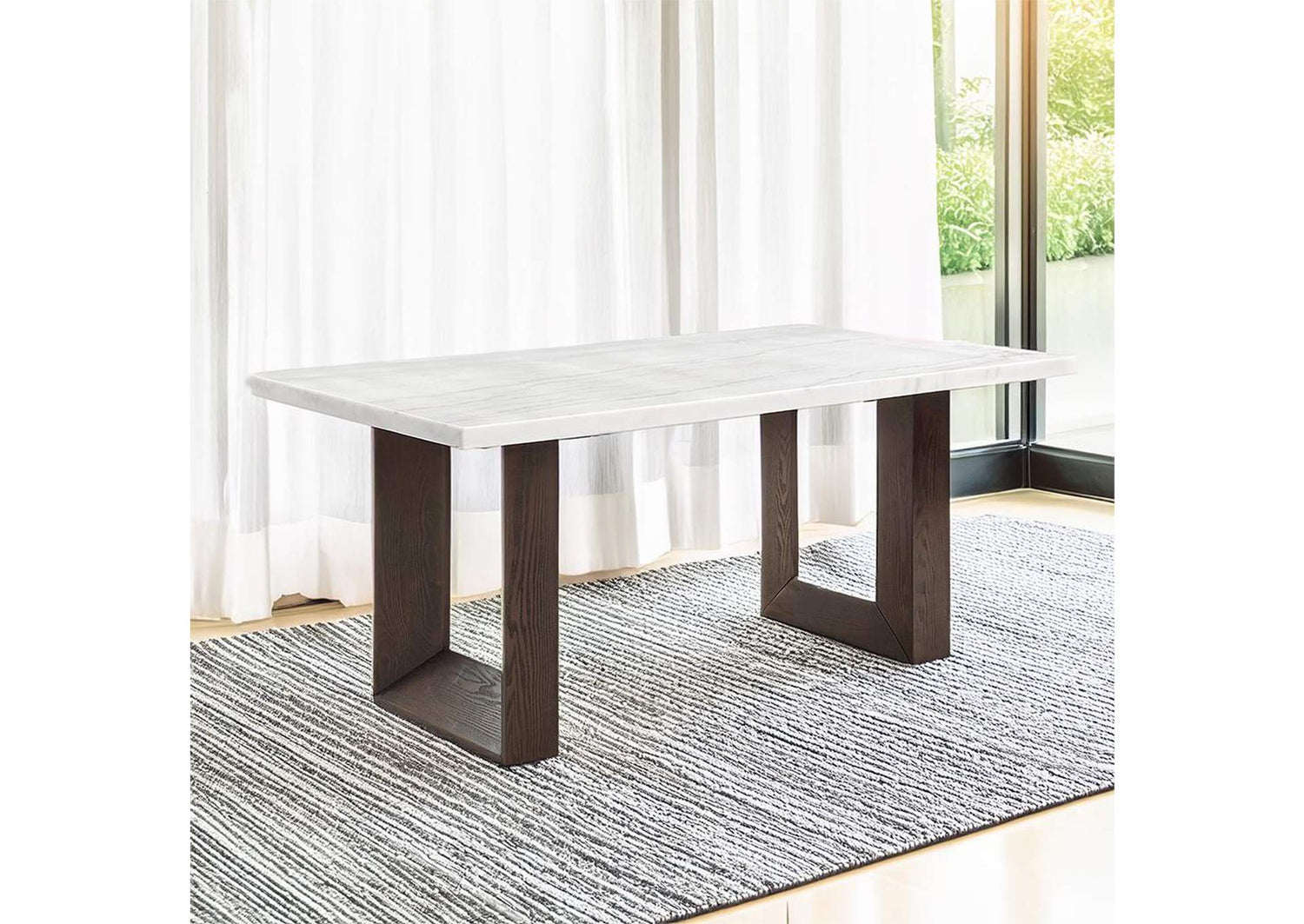 DN03195 Edwyn Dining Table with Marble Top