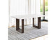 DN03195 Edwyn Dining Table with Marble Top