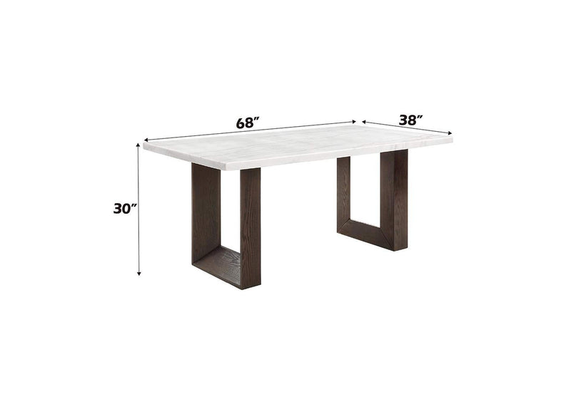 DN03195 Edwyn Dining Table with Marble Top