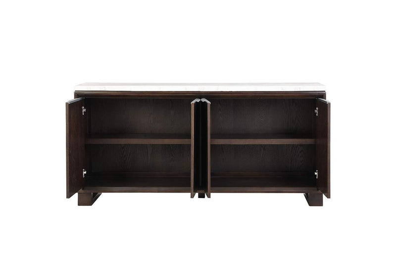 DN03198 Edwyn Server with Marble Top