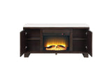 DN03199 Edwyn Server with Natural Marble Top and Fireplace